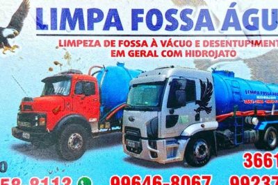 aguia desentupidora e limpa fossa